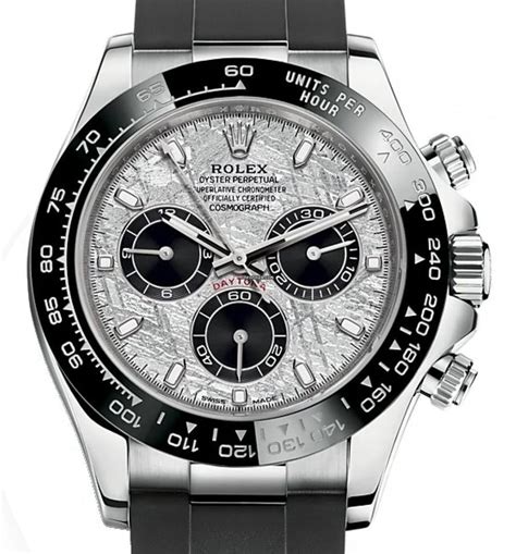 rolex daytona band|rolex daytona meteorite white gold.